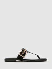 Schuh Teena Flat Toe Post Sandals - Image 1 of 4