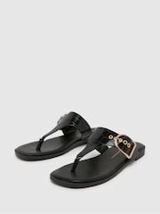 Schuh Teena Flat Toe Post Sandals - Image 2 of 4