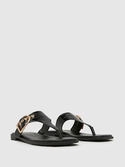 Schuh Teena Flat Toe Post Sandals - Image 3 of 4