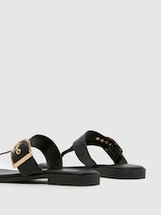 Schuh Teena Flat Toe Post Sandals - Image 4 of 4