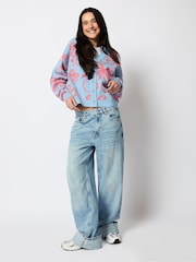 Skinnydip Cherry Bow Knitted Cardigan - Image 3 of 4