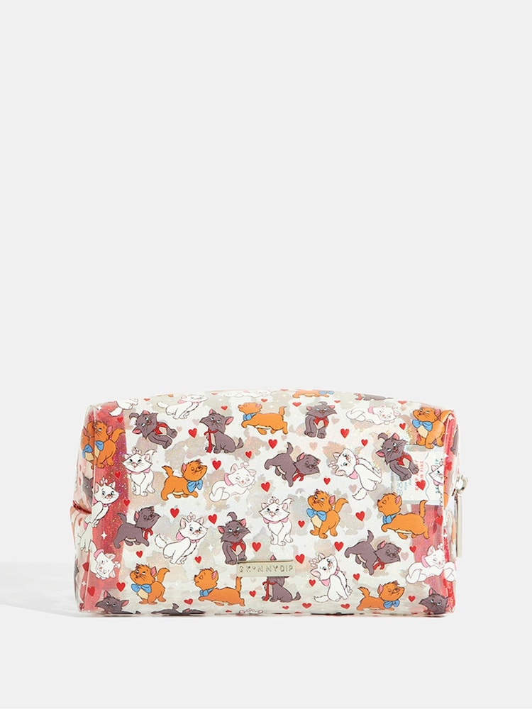 Skinnydip Disney Aristocats Make-up-Tasche mit Herzmuster - Bild 2 von 5