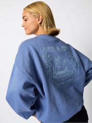 Skinnydip Blue Disney Lady in The Tramp Timeless Love Vintage Sweatshirt - Image 4 of 4