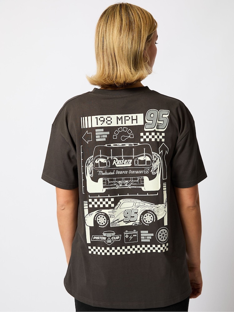 Skinnydip Grey Disney Cars T-Shirt - Image 2 of 4