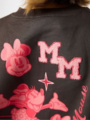 Skinnydip Purple Disney Minnie Mouse Acid Wash Sweatshirt - Image 4 of 4