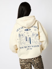 Skinnydip White Out Of Your League Pickleball Hoodie - Image 2 of 4