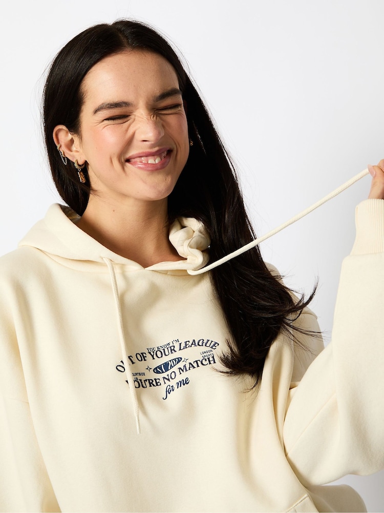 Skinnydip White Out Of Your League Pickleball Hoodie - Image 3 of 4