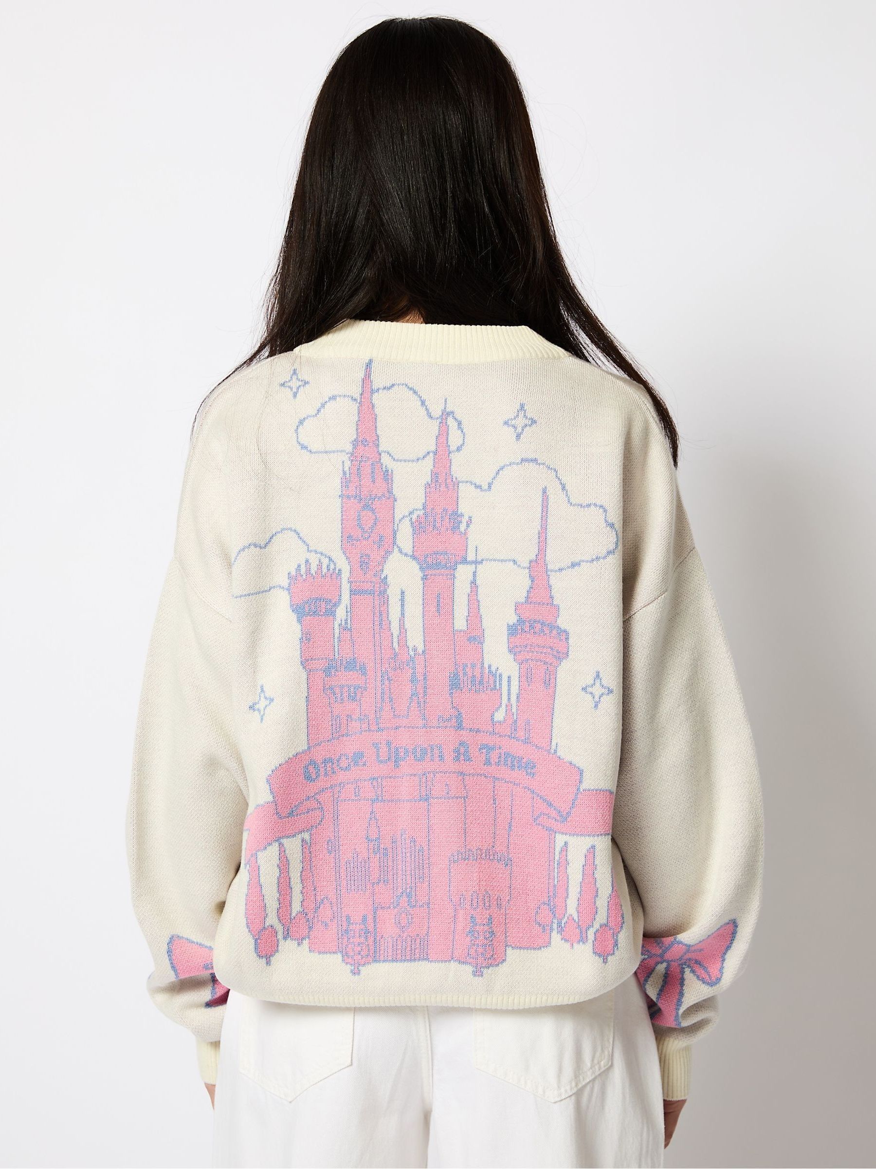 Buy Skinnydip Cream Disney Once Upon A Time Knitted Cardigan from