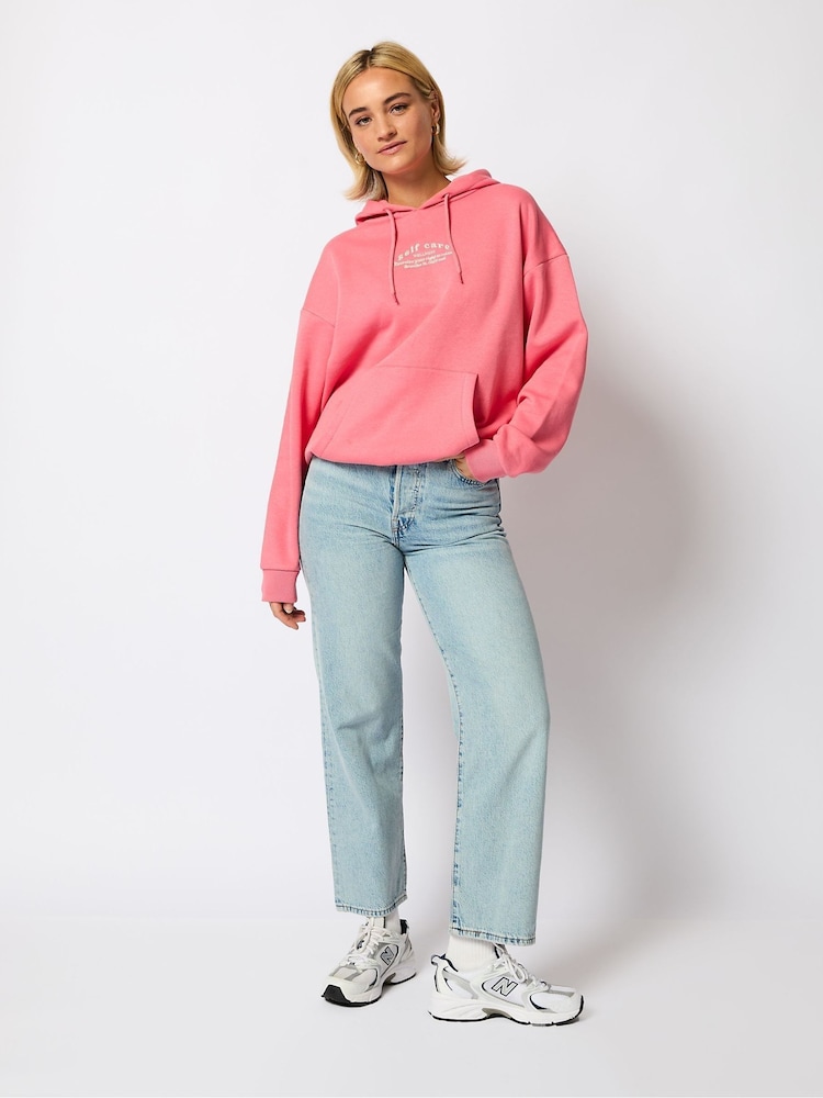 Skinnydip Pink Wellness Hoodie - Image 1 of 4