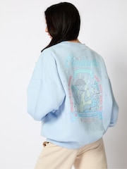 Skinnydip Blue Disney Cinderella Follow Your Dreams Sweatshirt - Image 4 of 4
