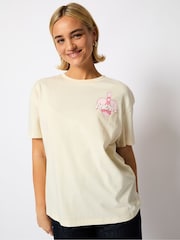 Aardman x Skinnydip White Feathers T-Shirt - Image 2 of 4