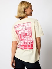 Aardman x Skinnydip White Feathers T-Shirt - Image 4 of 4