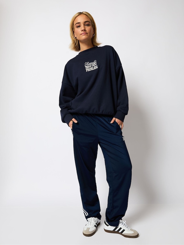 Skinnydip Blue Sorry Not My Problem Sweatshirt - Image 2 of 5