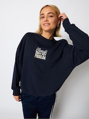 Skinnydip Blue Sorry Not My Problem Sweatshirt - Image 3 of 5