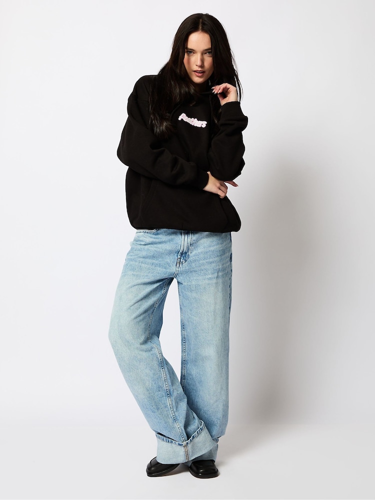 Aardman x Skinnydip Black Feathers Hoodie - Image 2 of 4 Aardman x Skinnydip Black Feathers Hoodie - Image 2 of 4