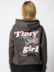 Skinnydip Grey Girl Tipsy Hoodie - Image 3 of 4