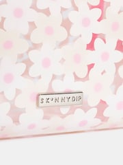 Skinnydip Pink Daisy Makeup Bag - Image 5 of 5