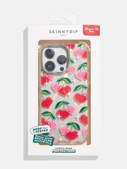 Skinnydip Red Glowy Cherry Heart Shock iPhone 16 Pro Max Case - Image 4 of 4