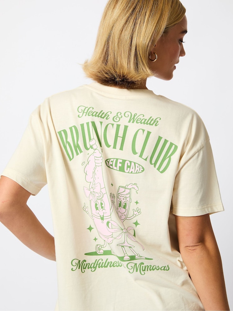 Футболка Skinnydip Brunch Club - Изображение 5 из 5