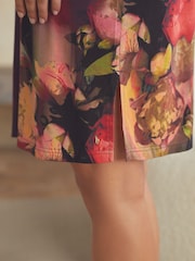 B by Ted Baker Aubergine Purple Floral Print Night T-Shirt - Image 5 of 9