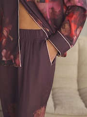 B by Ted Baker Satin Button Through Pyjamas - Image 5 of 6