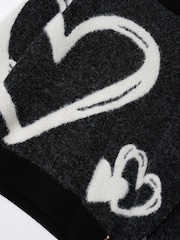 Angel & Rocket Black Zara Heart Jumper - Image 8 of 8