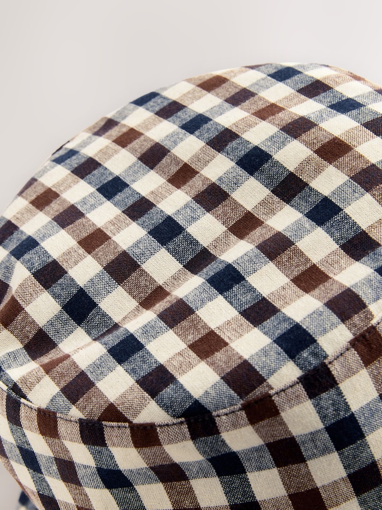 Multi Reversible Check Bucket Hat - Image 2 of 4 Multi Reversible Check Bucket Hat - Image 2 of 4