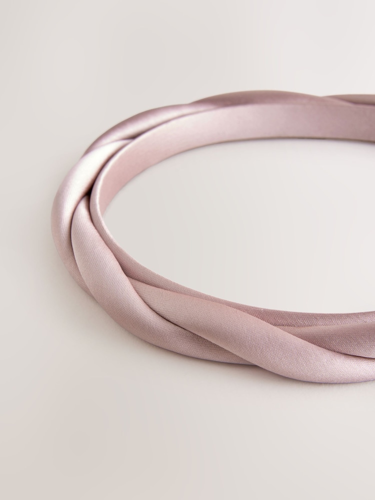 Rose - Satin Twist Headband - Image 2 of 4