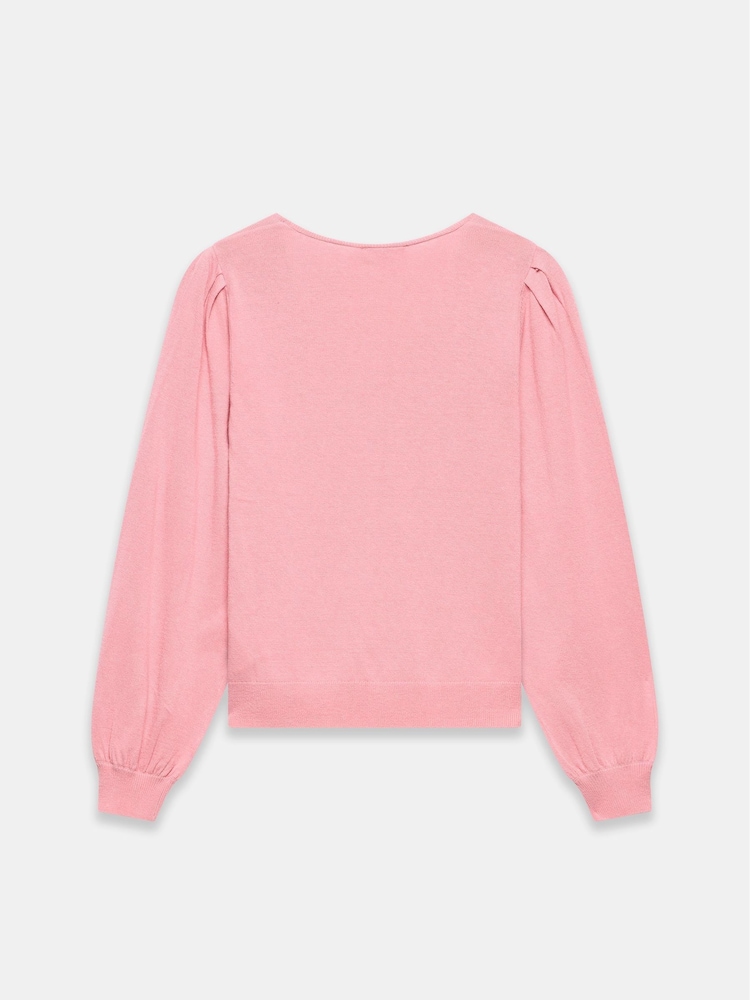 Mint Velvet Pink V-Neck Jumper - Image 7 of 7