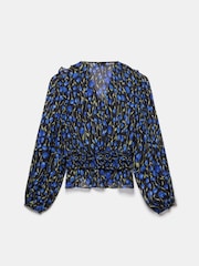 Mint Velvet Blue Floral Print Blouse - Image 7 of 7