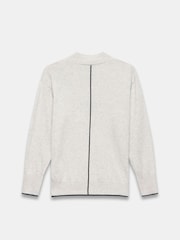 Mint Velvet Grey Cotton Blend Star Motif Jumper - Image 7 of 7