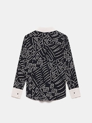 Mint Velvet Black Spot Print Shirt - Image 7 of 7