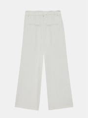 Mint Velvet Grey Pleated Wide Trousers - Image 7 of 7