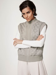 Mint Velvet Стеганый хлопок Blend Gilet - Image 3 of 7
