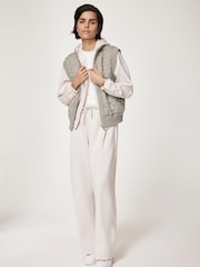 Mint Velvet Стеганый хлопок Blend Gilet - Image 4 of 7