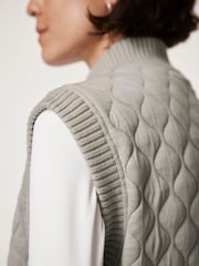 Mint Velvet Стеганый хлопок Blend Gilet - Image 5 of 7