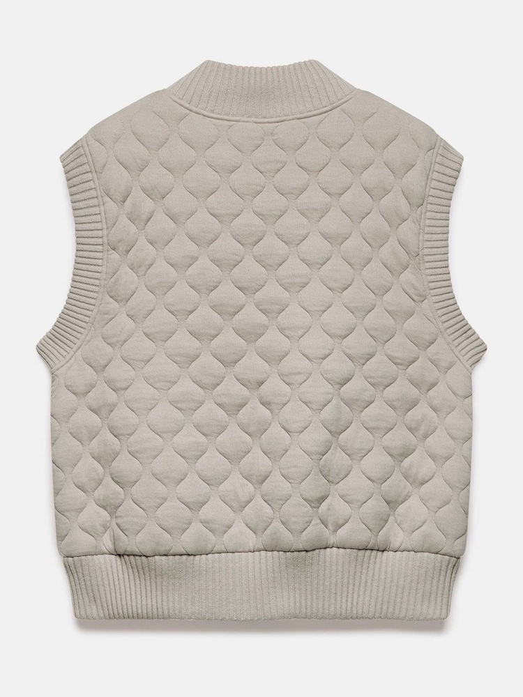 Mint Velvet Стеганый хлопок Blend Gilet - Image 7 of 7