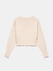 Mint Velvet Cream Cotton Blend Cardigan - Image 7 of 7