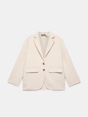Mint Velvet White Wool Blend Blazer - Image 6 of 7