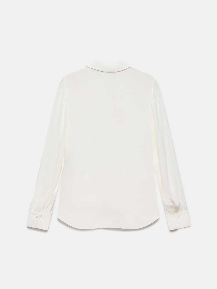 Mint Velvet White Bow Detail Shirt - Image 7 of 7