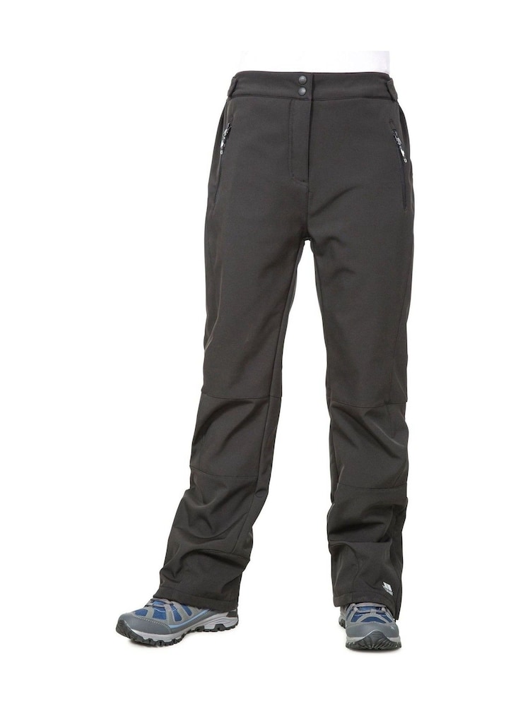 Trespass Female Squidge Ii Softshell Black Trousers - Image 2 of 2