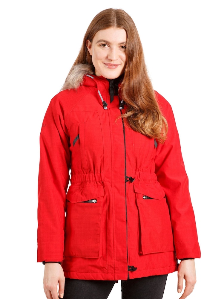 Trespass Female Red Caption Jacket - Image 1 of 6
