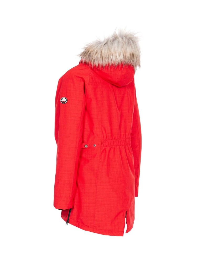 Trespass Female Red Caption Jacket - Image 6 of 6