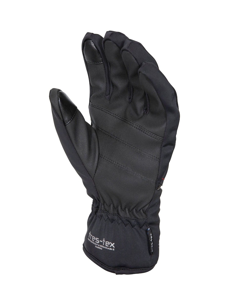 Trespass Female Kay Woven Black Gloves - Image 2 of 2