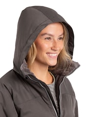 Женская серая куртка Trespass Wintry Jacket - Изображение 3 из 7