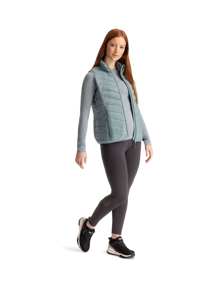 Trespass Female Green Giana Down Gilet - Image 1 of 6 Trespass Female Green Giana Down Gilet - Image 1 of 6