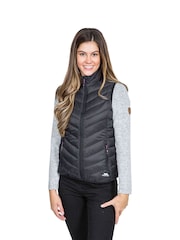 Trespass Female Giana Down Black Gilet - Imagen 1 de 8