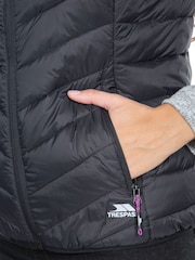 Trespass Female Giana Down Black Gilet - Imagen 4 de 8