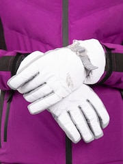 Trespass Female Vizza Ii White Gloves - Image 1 of 3