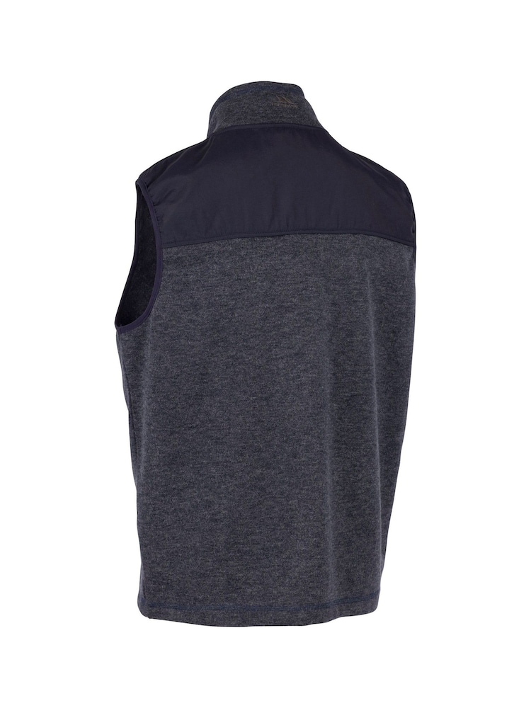 Trespass Male Blue Leafminer Fleece Gilet - Image 3 of 3